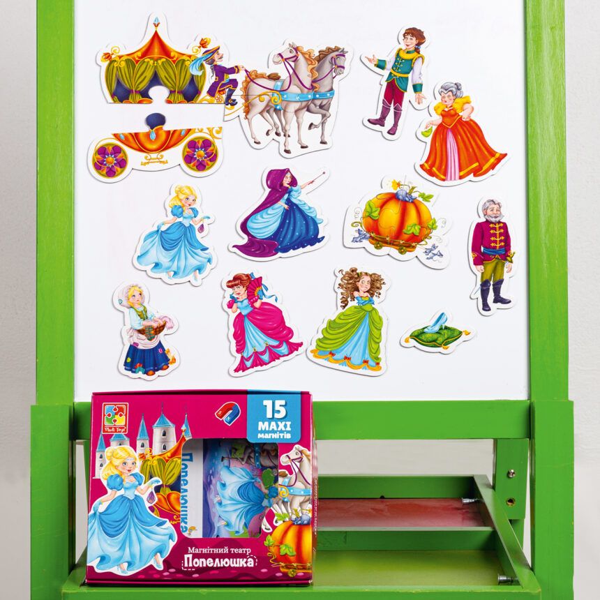 Гра настільна "Магнітний театр.  Попелюшка"  фото 3