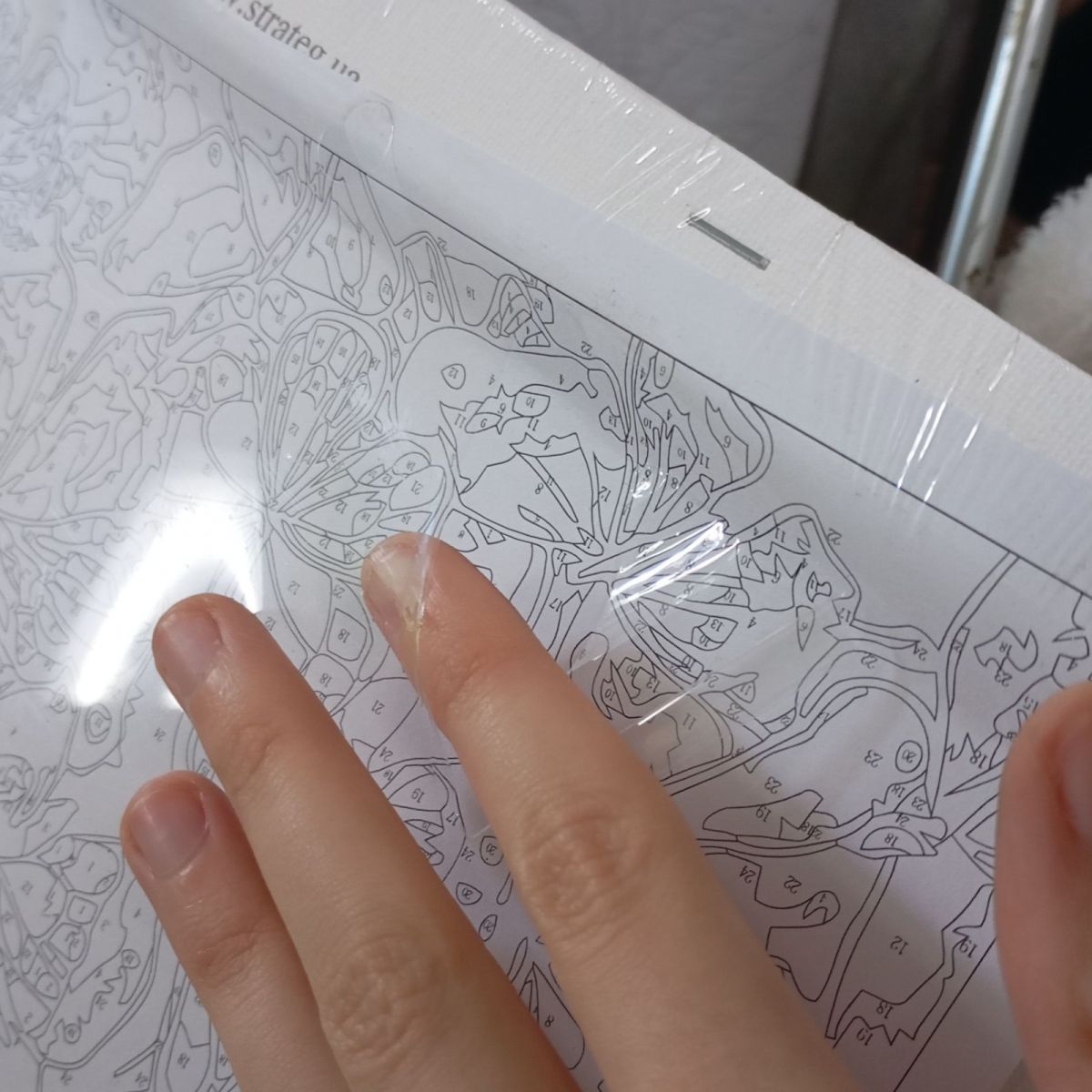 Уцінка.  Картина за номерами "Лев у метеликах" 40х50 см - Дефекти на слюді  фото 3