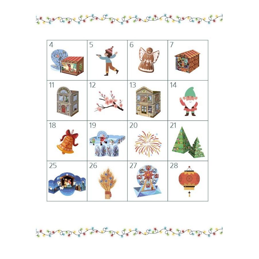 Адвент.  Адвент із саморобками та завданнями.  6–8 років : вид.  2-ге, виправ.  й перероб.  АДВ010  фото 3