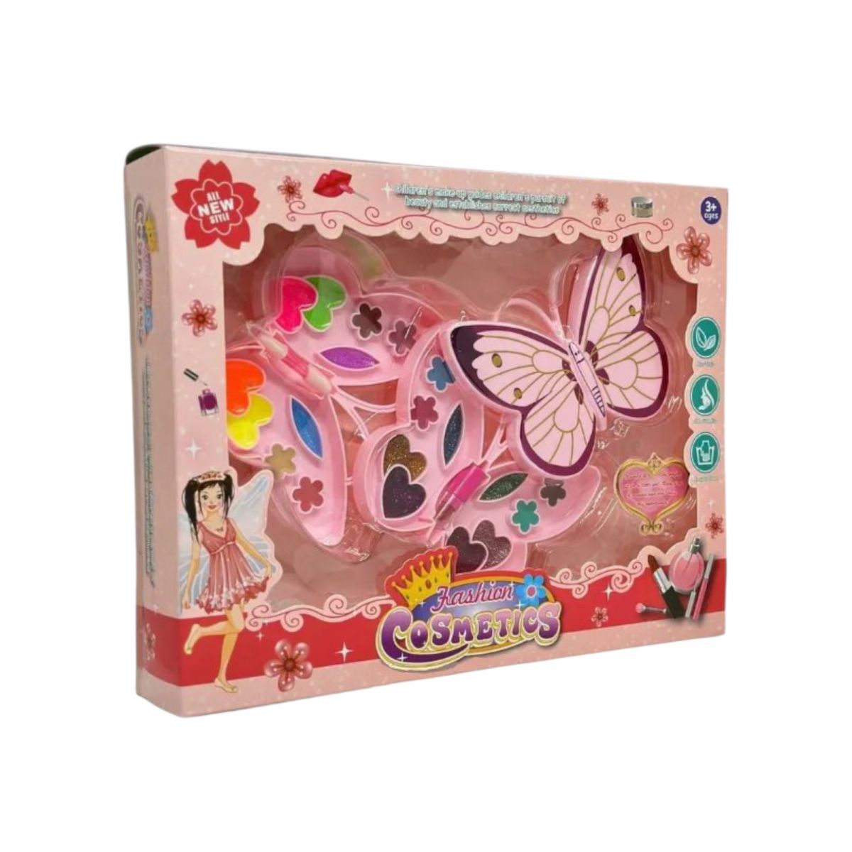 Косметика розкл. метелик, кор. 27,8*4,7*21,6 см.  фото 3