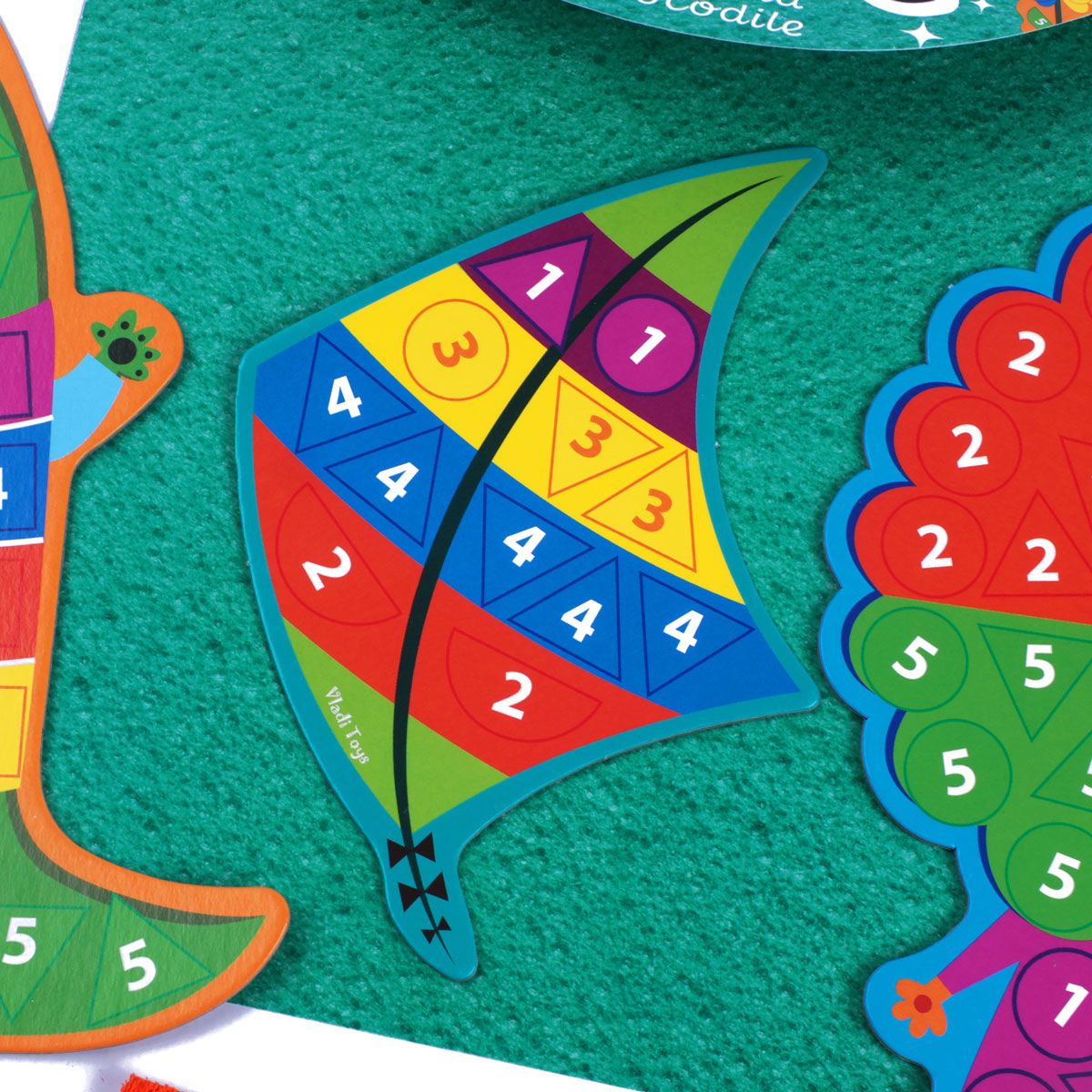 Набір для творчості зі плюшевою мозаїкою «Лев та Крокодил» укр  фото 3