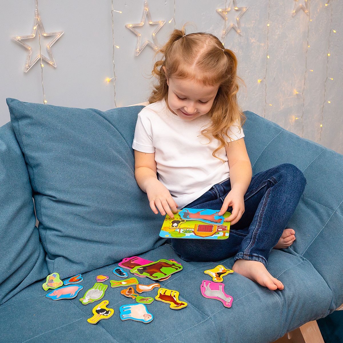 Набор магнитов с доской "Farm"  фото 3