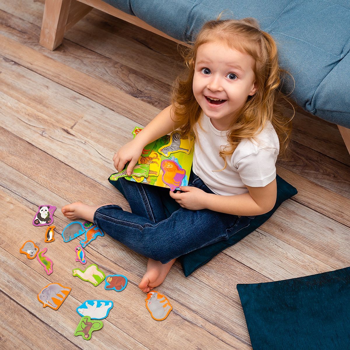 Набор магнитов с доской "Zoo"  фото 3