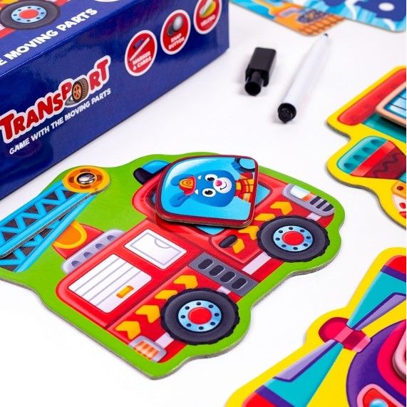 Игра настольная "Транспорт" укр  фото 3