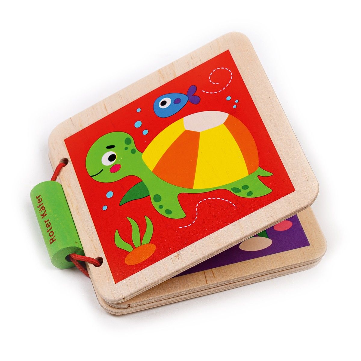 Деревʼяна іграшка "Деревʼяна книга.  Морські тварини"  фото 3