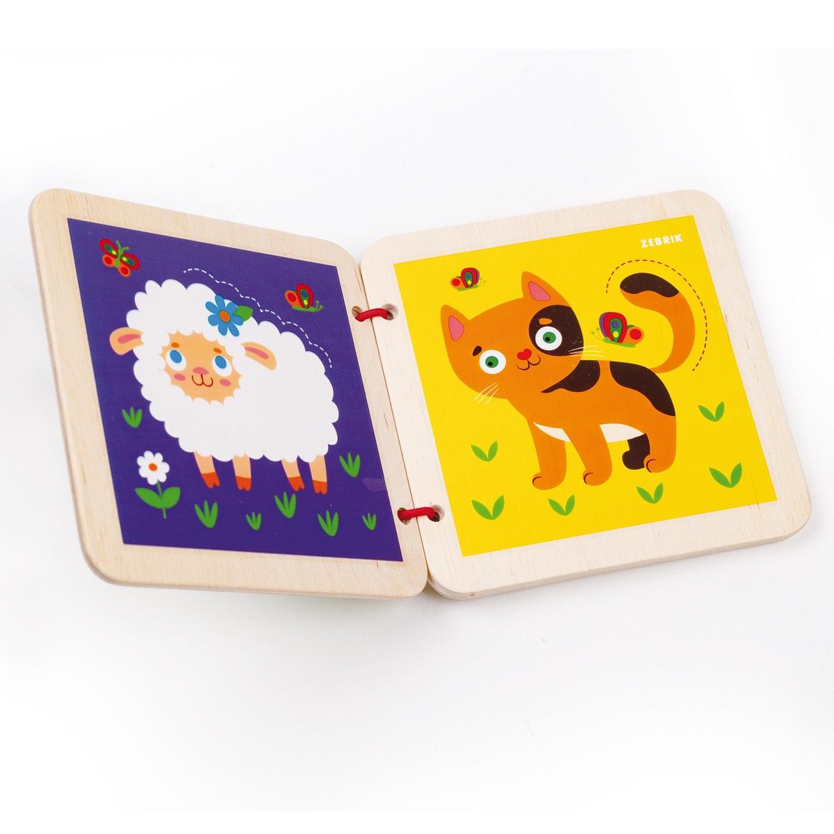 Деревянная игрушка "Деревянная книга.  Ферма"  фото 3