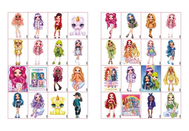 Книжка-розмальовка зі стікерами - "The creative Rainbow 2", 21x29см  фото 3