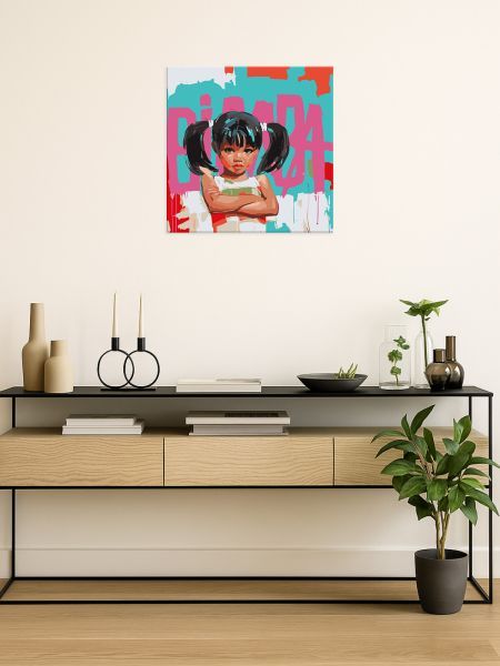 Картина за номерами - "Бімба" ©Mariia Kotiuzhynska, 50х50см  фото 3