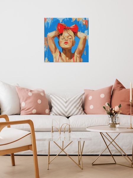 Картина за номерами - "Молодість назавжди" ©Mariia Kotiuzhynska, 50х50см  фото 3