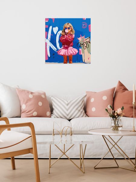 Картина за номерами - "Малишка на мільйон" ©Mariia Kotiuzhynska, 50х50см  фото 3