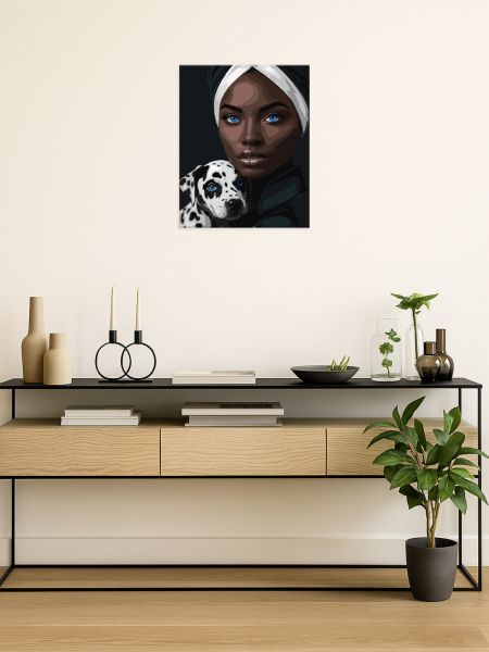 Картина за номерами - "Блакитний погляд" ©art_selena_ua, 40х50см  фото 3