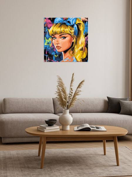 Картина за номерами - "Сучасна Попелюшка" ©art_selena_ua, 40х40см  фото 3