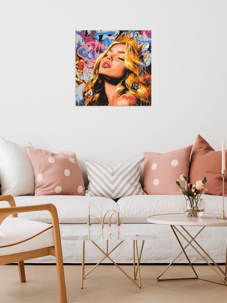 Картина за номерами - "Сучасна Спляча красуня" ©art_selena_ua, 40х40см  фото 3