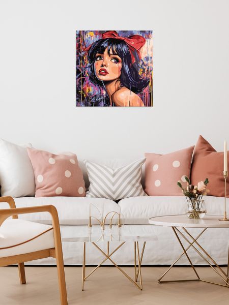 Картина за номерами - "Сучасна Білосніжка" ©art_selena_ua, 40х40см  фото 3