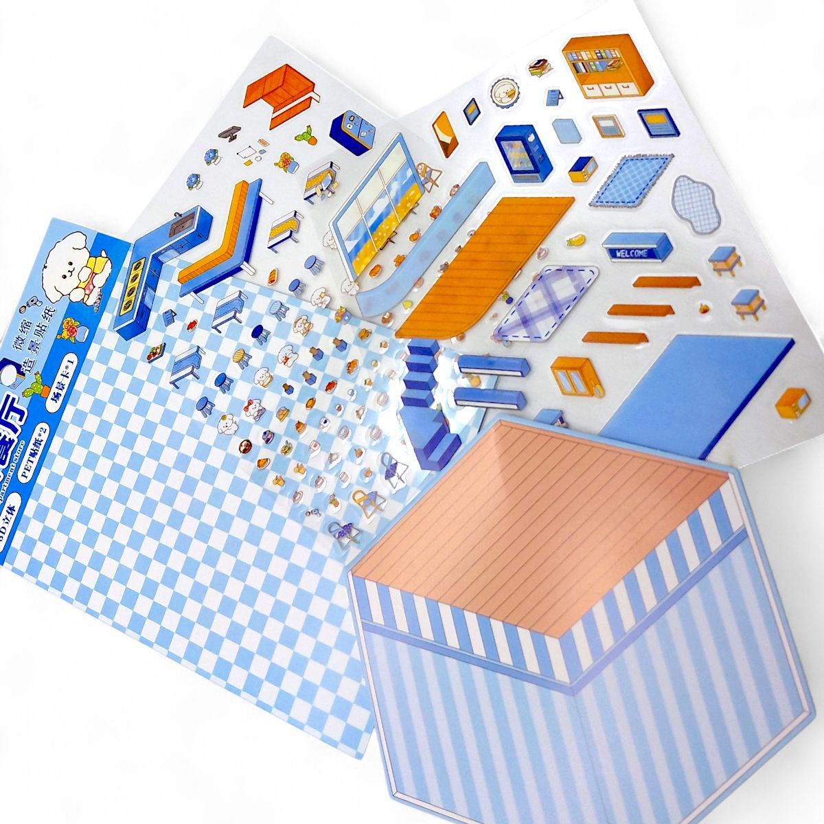 Наліпки Румбокс 2в1 (БЛАКИТНІ)  фото 3