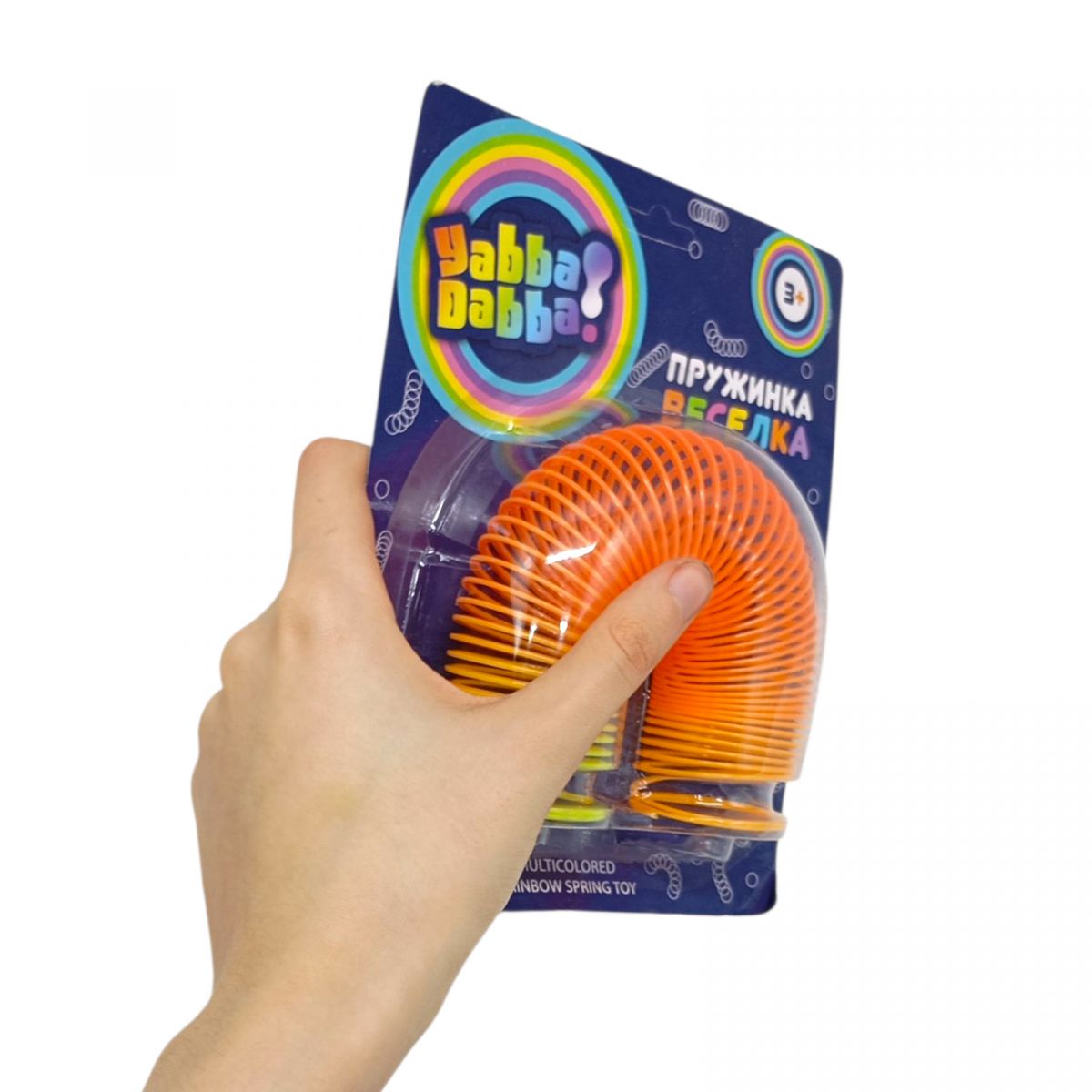 Пружинка "Радуга" планшет 12,5*7*19 см (микс видов)  фото 3