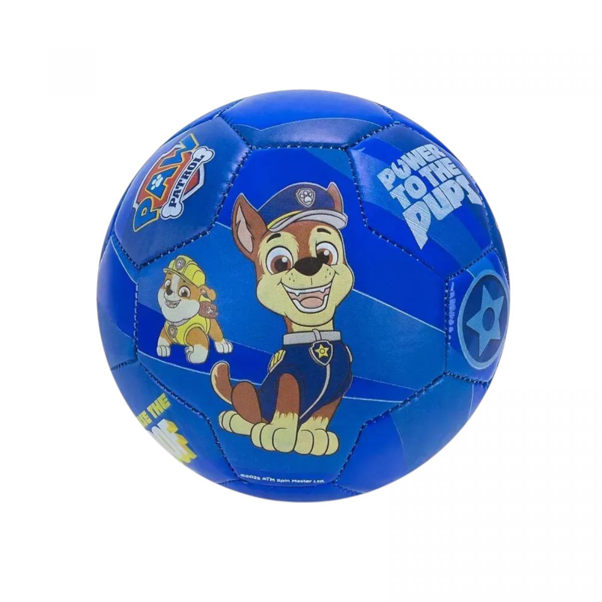 Мяч футбольный №2, Paw Patrol PVC синий  фото 3