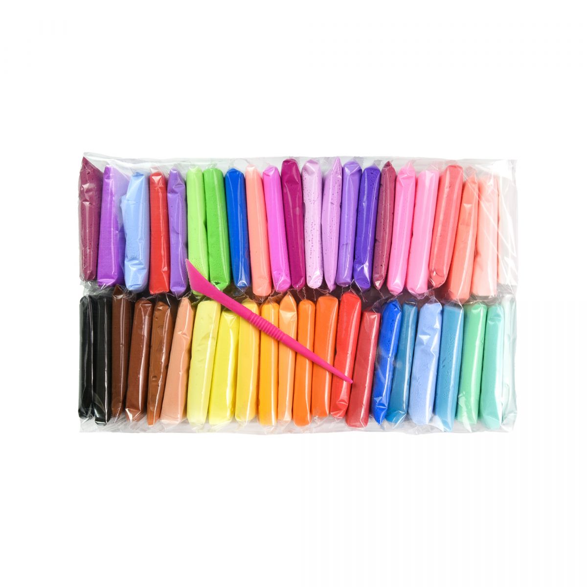 Набір для творчості (повітряний пластилін) "UʼDO Clay 44 шт, брикет 6 г (укр)  фото 3