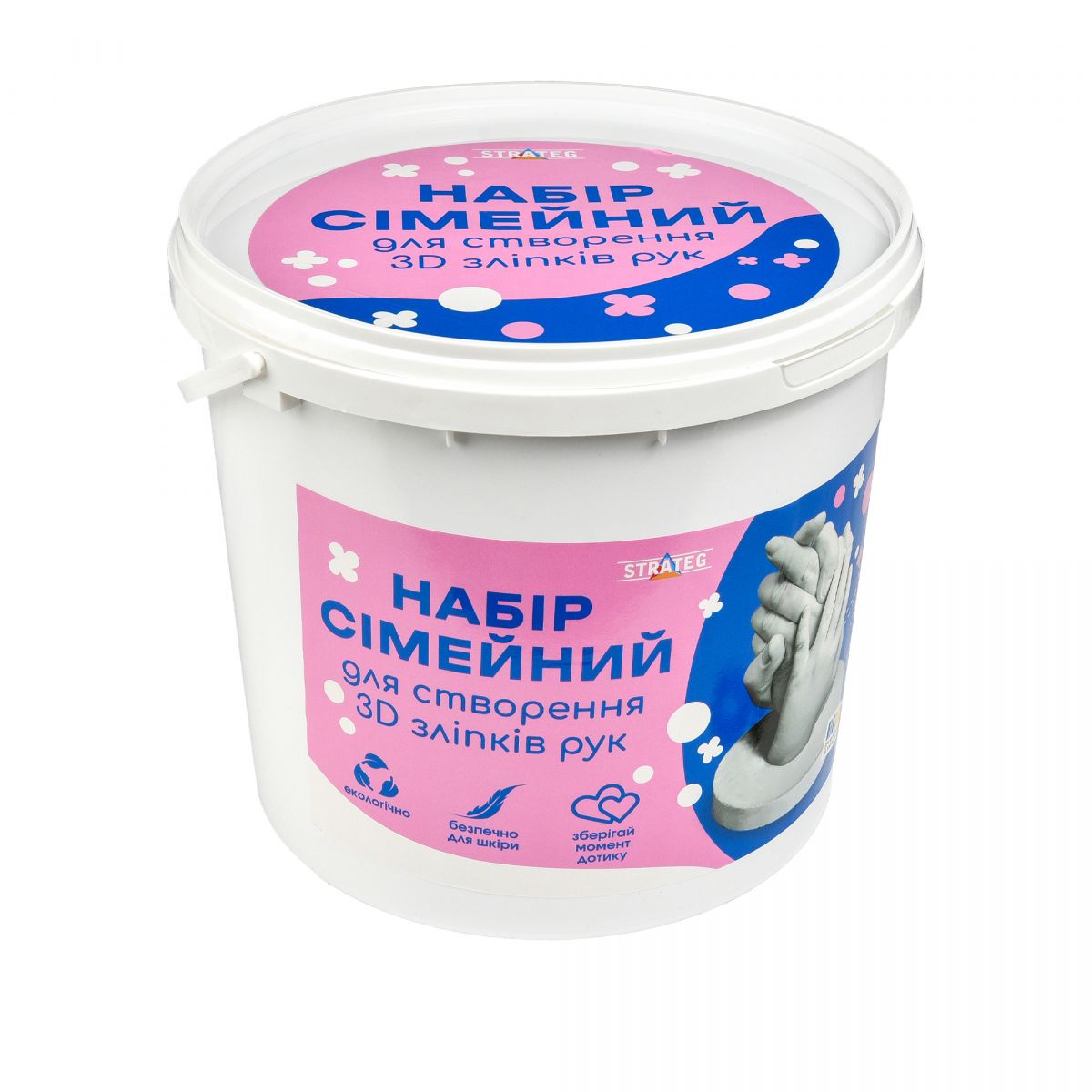 Набір для творчості "Набір сімейний для створення 3D зліпків рук"  фото 3
