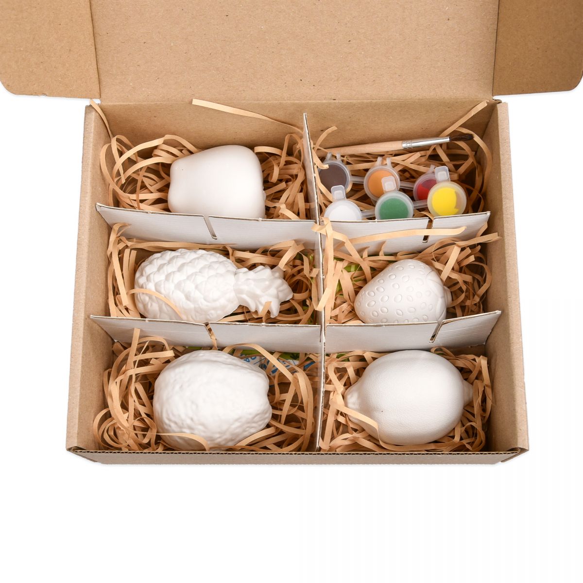 Набір для творчості "Гіпсові розмальовки: розфарбуй фрукти"  фото 3