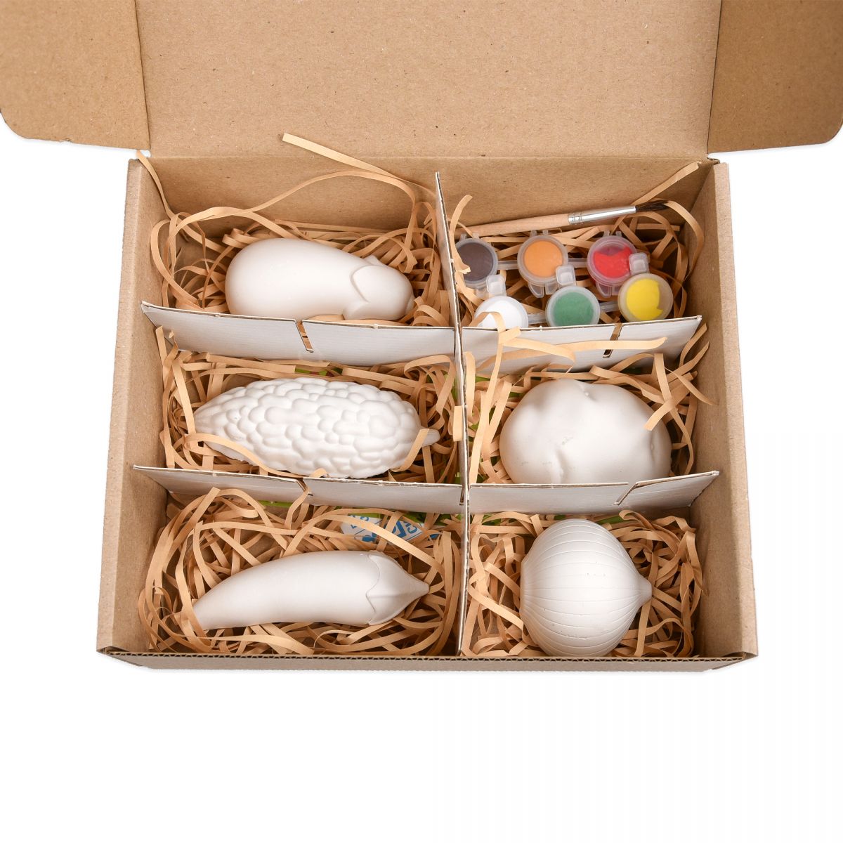 Набір для творчості "Гіпсові розмальовки: розфарбуй овочі"  фото 3