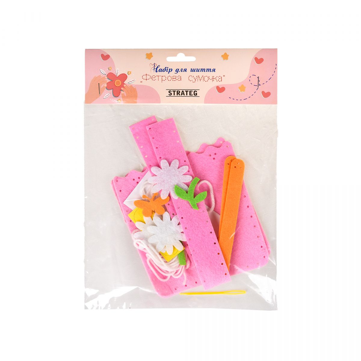 Набір для шиття "Фетрова сумочка: Квіткова"  фото 3