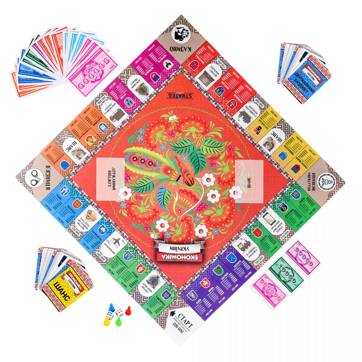 Настільна гра Strateg Економіка України  фото 3