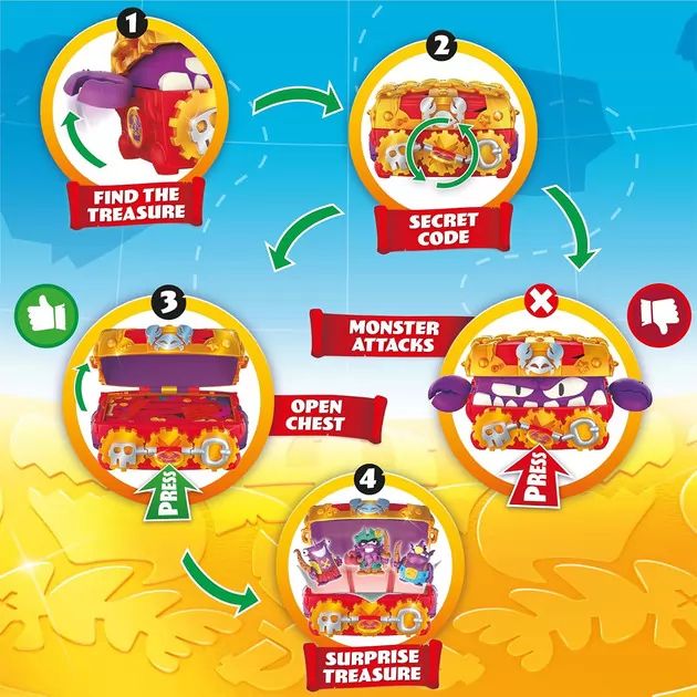 Игровой набор PIRATIX S - СУНДУК С СОКРОВИЩАМИ  фото 3