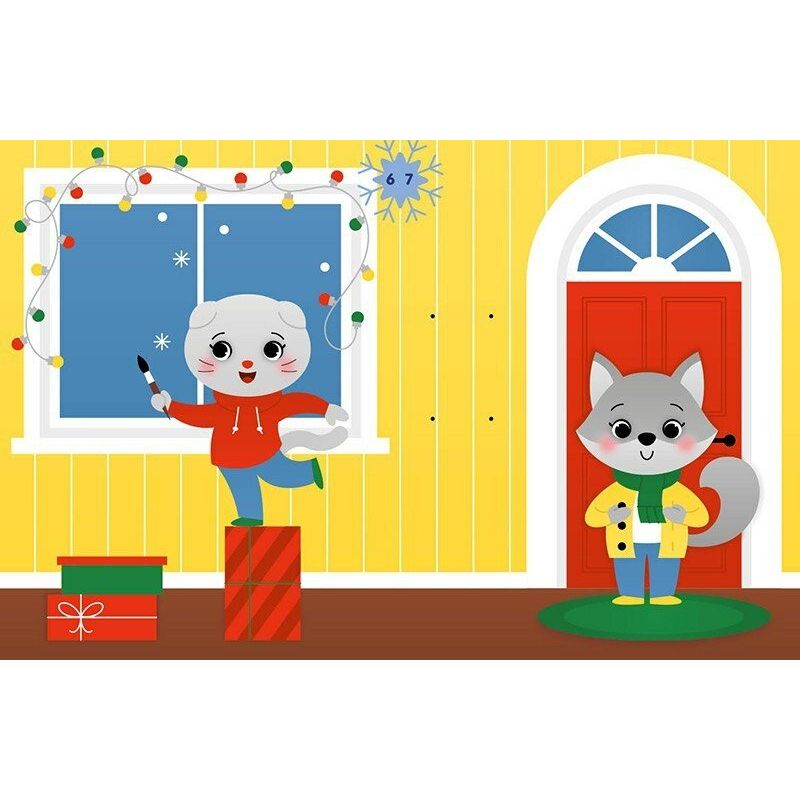 Книжка дитяча "Аплікації наліпками : Олень" (укр)  фото 3