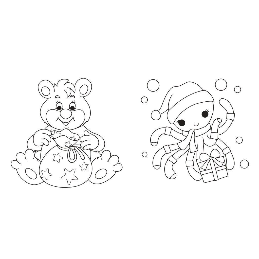 Водна розмальовка "Водяні забарвлянки.  Подарунки" (укр)  фото 3