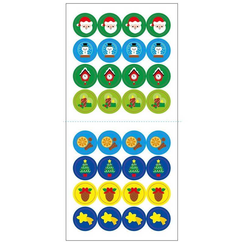 Мозаїка з наліпок : Санта.  Величина (у)  фото 3