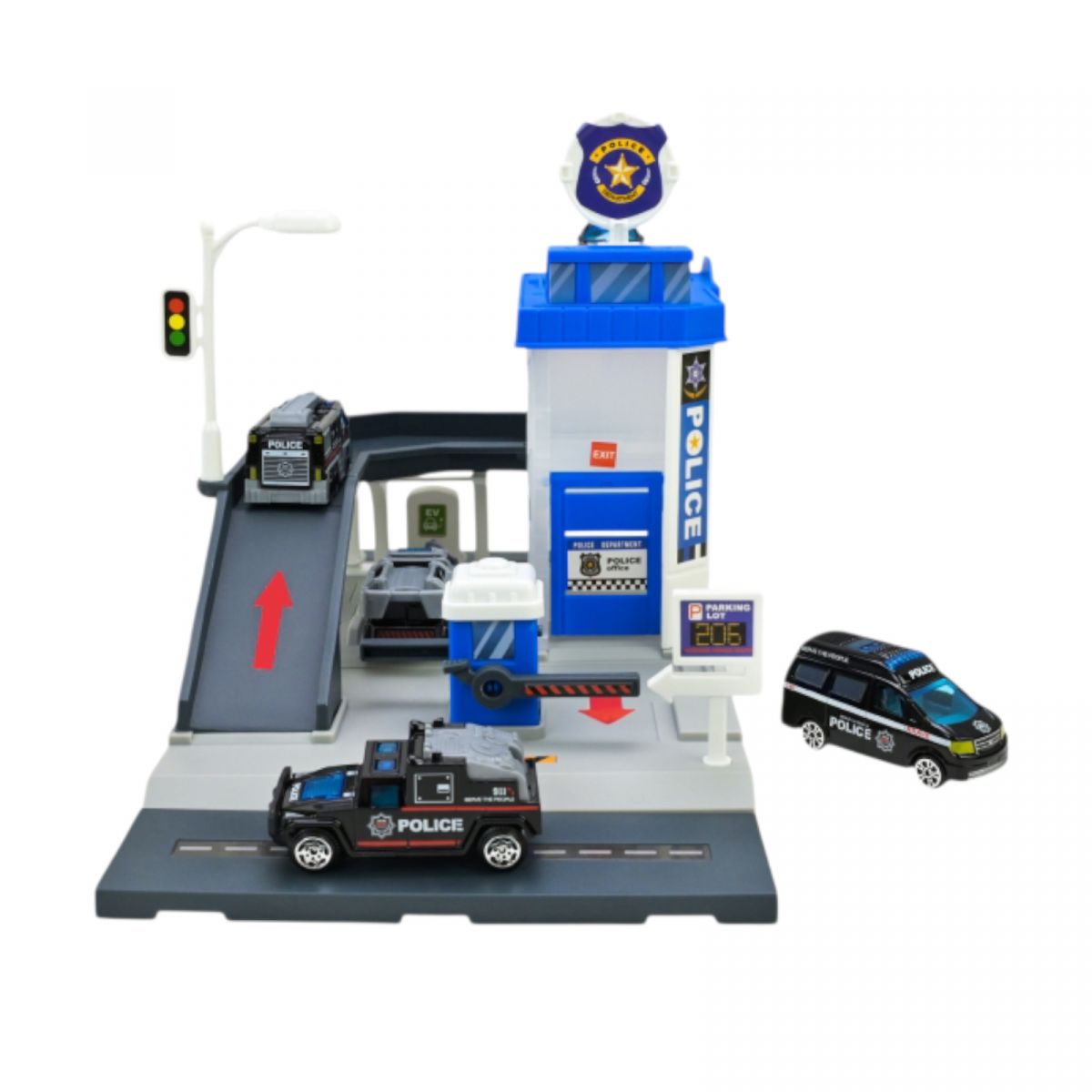 Ігровий набір ПОЛІЦІЙСЬКА ДІЛЬНИЦЯ, короб.  36*24*6,5см  фото 3