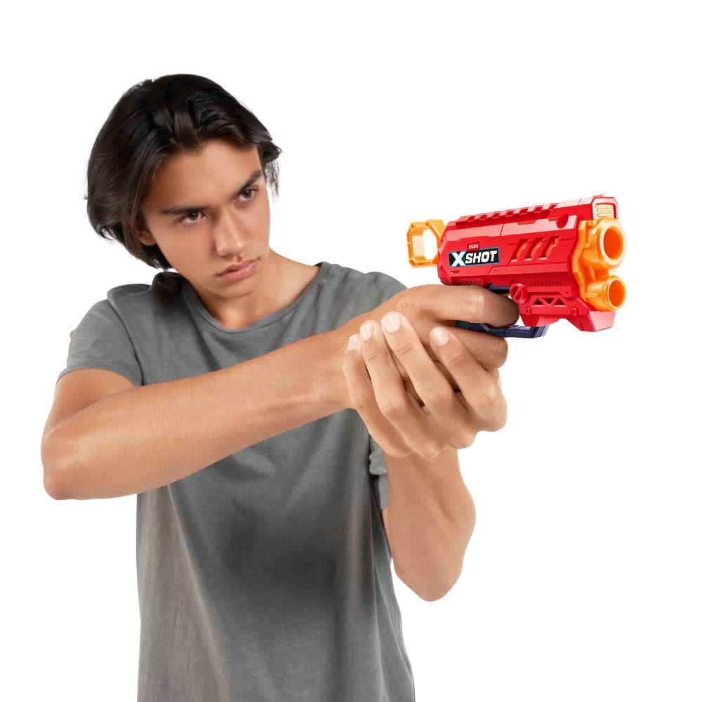 Швидкострільний бластер X-Shot Excel Micro 2. 0 Color Card (8 патронів)  фото 3