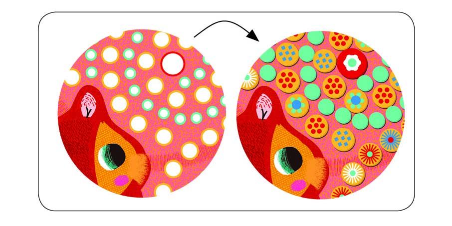 Набір для творчості DJECO мозаїка "Білочка"  фото 3
