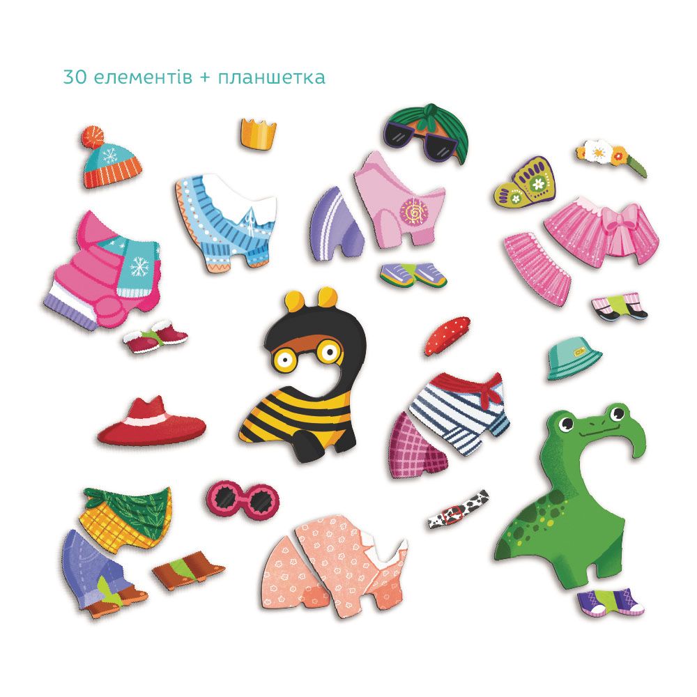 Магнитная игра «Одевалка: Забавные псы»  фото 3