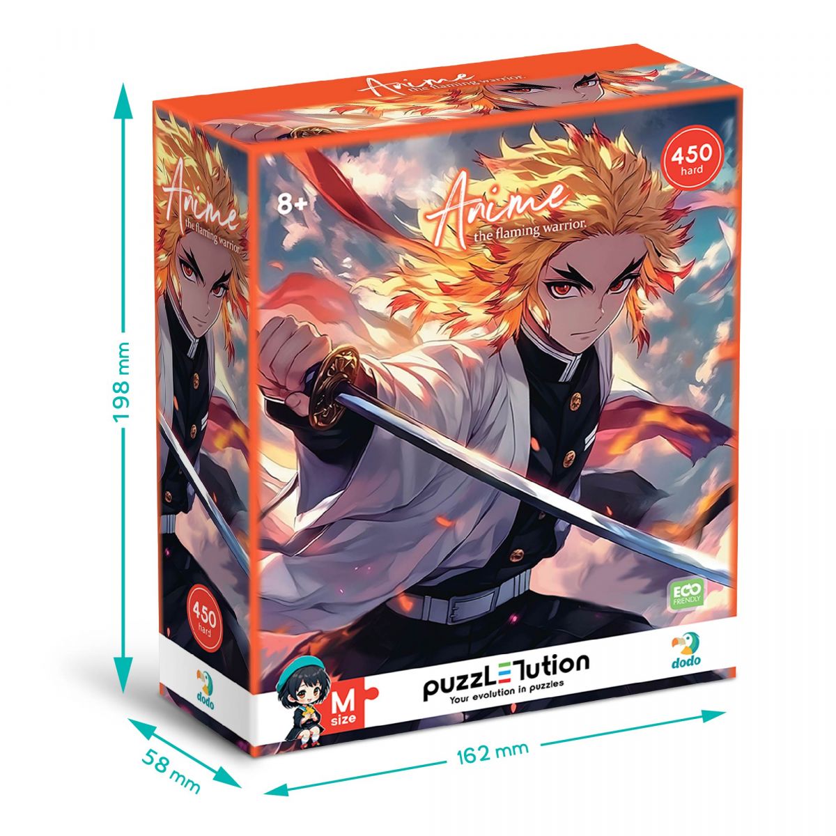 Пазл Hard-M «Пламенный воин»  фото 3