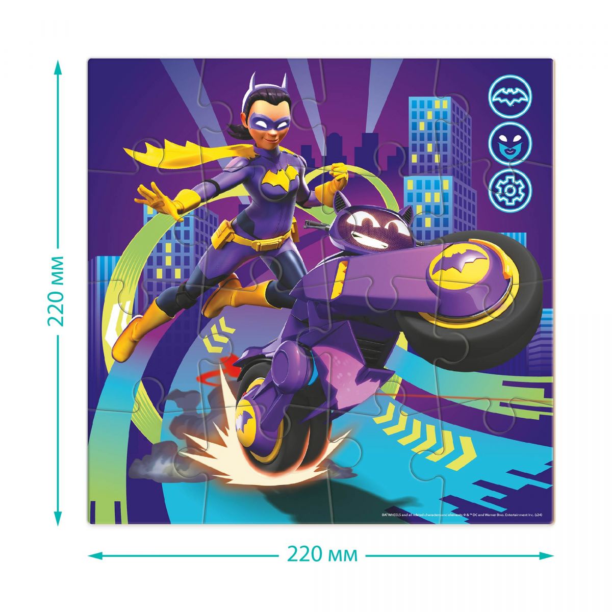 Пазл на 16 элементов «Мотоцикл Биби»  фото 3