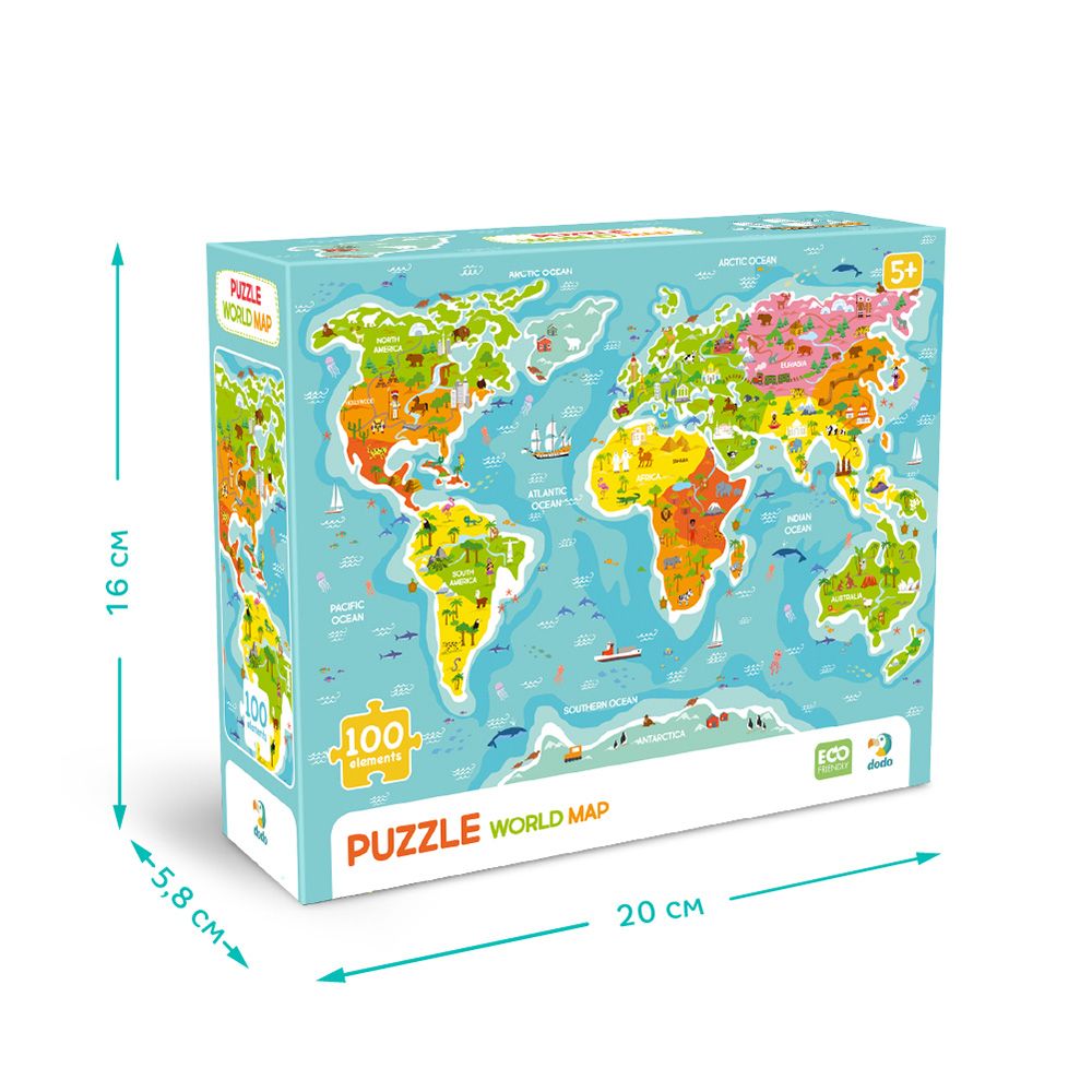 Пазл «Карта мира»  фото 3