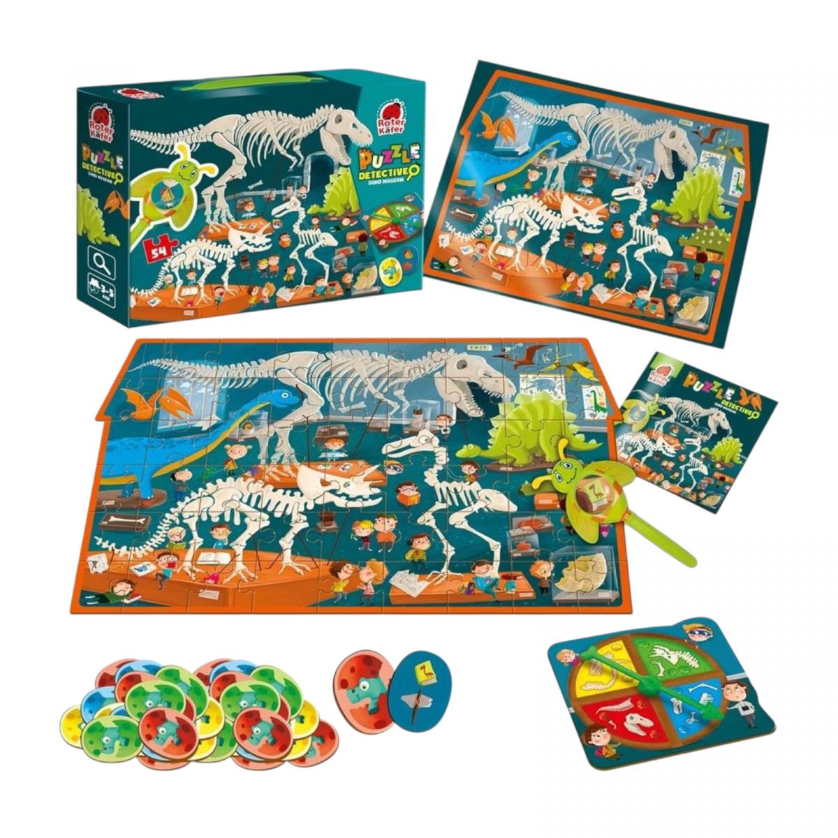 Игра настольная "Пазлы-детективы.  Музей динозавров"  фото 3