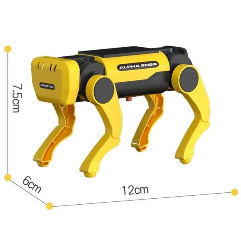 Конструктор "Собака-робот" на сонячній батареї (коробка - 25х4,1х20,2 см)  фото 3