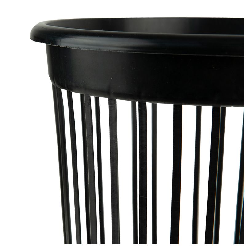 Корзина для паперу, 10л, чорна  фото 3