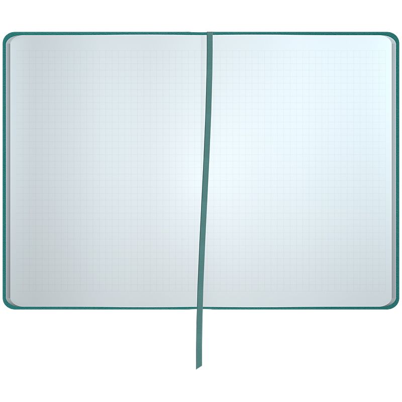 Книга записна Partner Prime, 145*210, 96арк, кліт, лазурна  фото 3