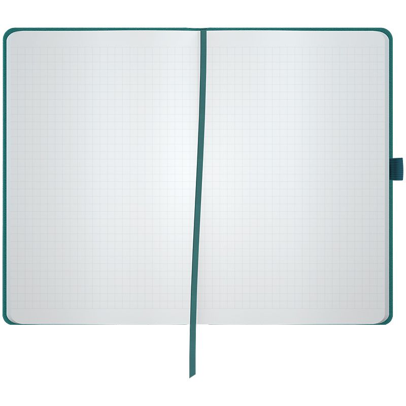 Книга записна Partner, 125*195, 96арк, кліт, лазурна  фото 3