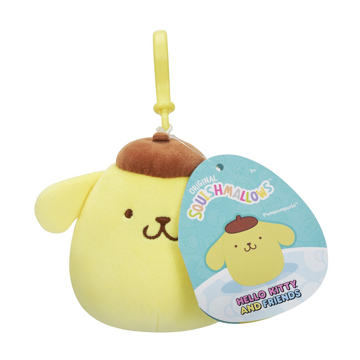 М'яка іграшка на кліпсі Squishmallows - Помпомпурін (9 cm)  фото 3
