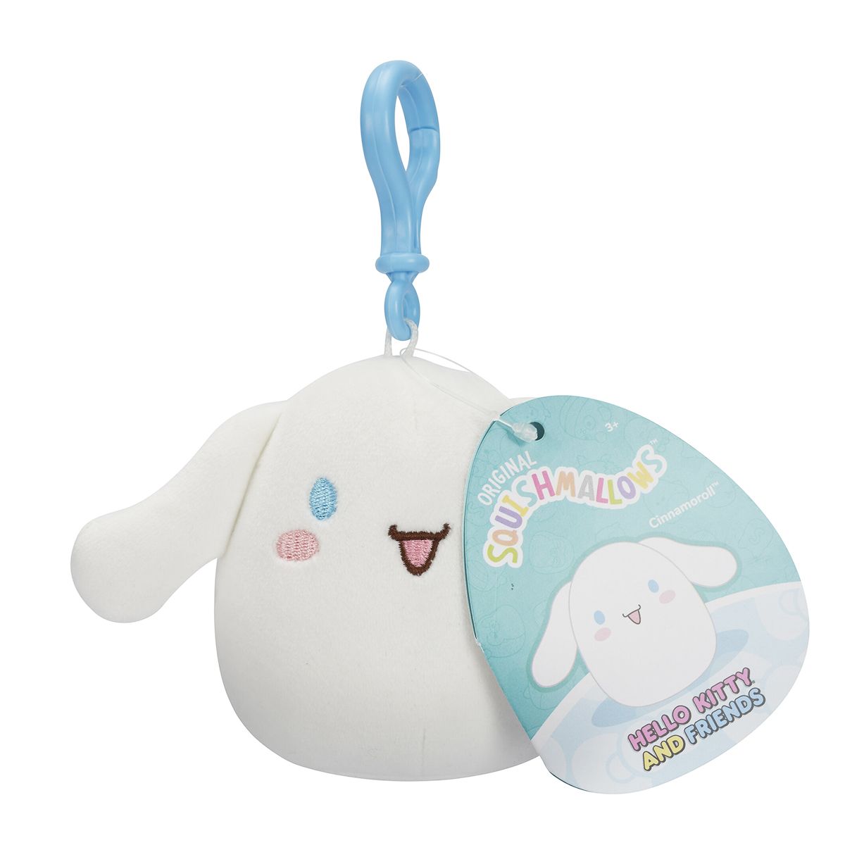 М'яка іграшка на кліпсі Squishmallows - Сіннаморолл (9 cm)  фото 3