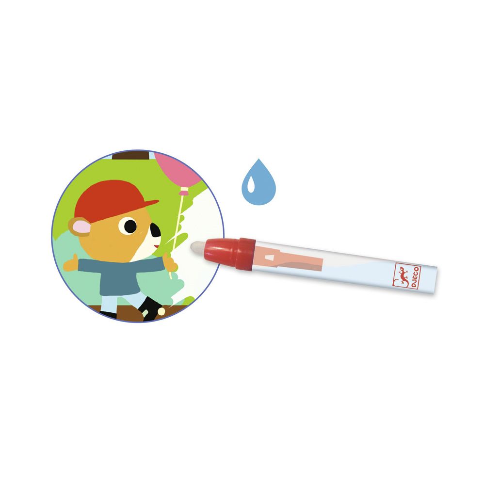 Художній комплект для малювання водою DJECO В парку  фото 3