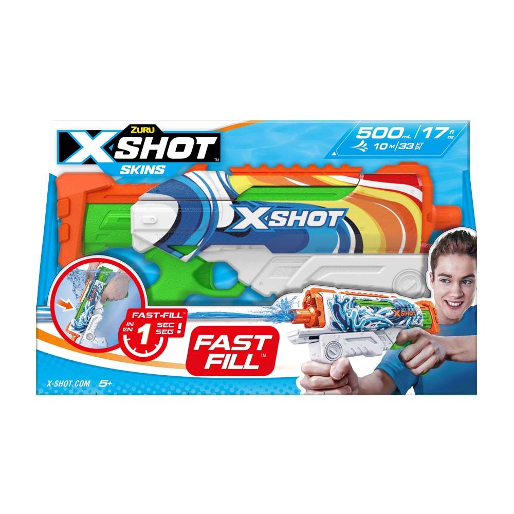 Водний бластер X-Shot Fast FIill Sins HYPERLOAD Malibu  фото 3