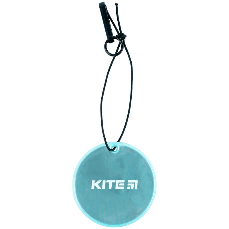 Підвіска м'яка світловідбиваюча, кругла, м'ятна  фото 3