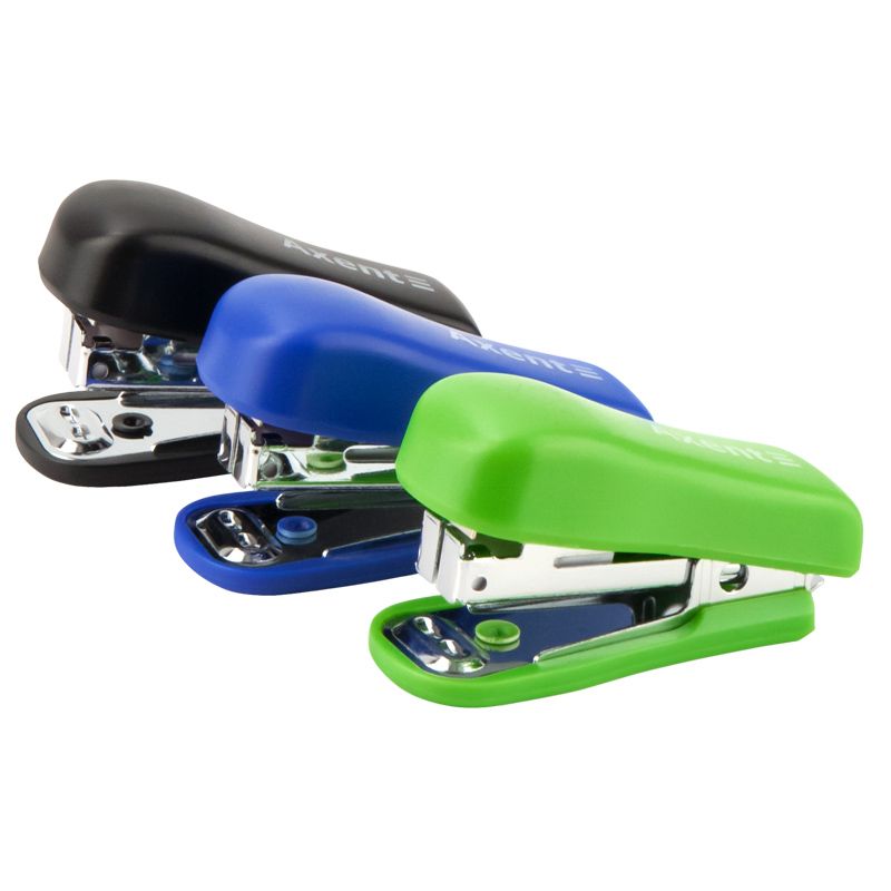 Степлер Standard пласт. , №10/5, 12 л. , синий  фото 3