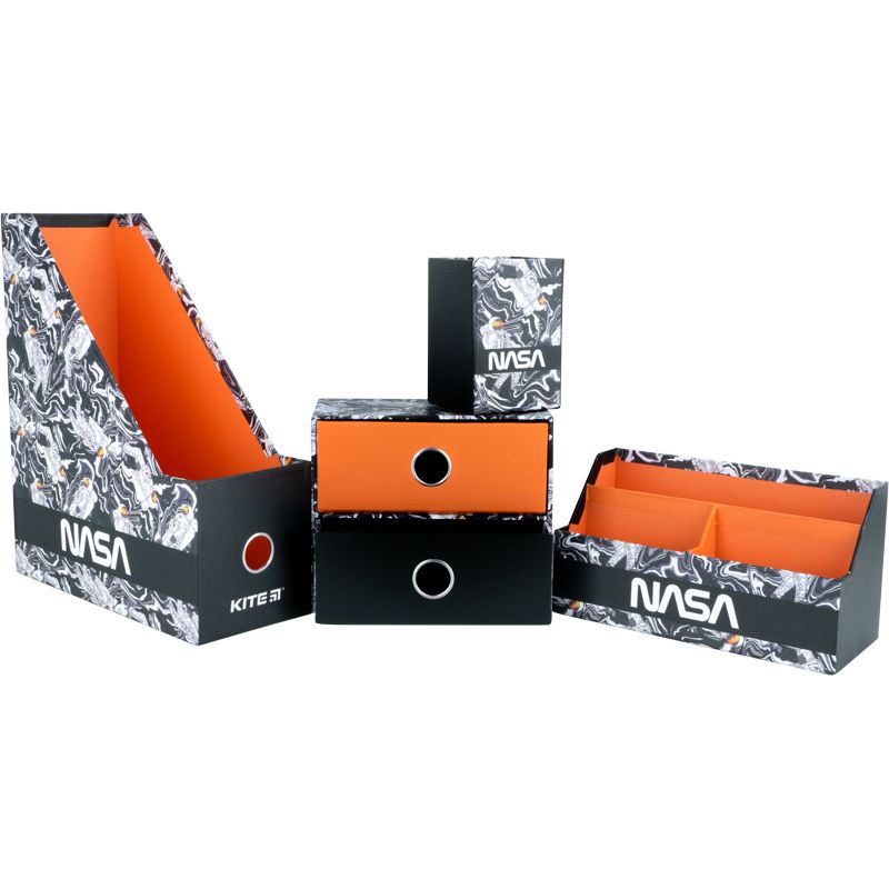 Органайзер настольный, 4 предмета, картон, NASA  фото 3